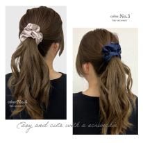 ヘアアクセサリー 大人 おしゃれ シュシュ シンプル レディース 小物 可愛い かわいい 即納
