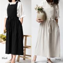 エプロン 無地 おしゃれ ナチュラル コットン ルームウェア かわいい 人気 可愛い 売れ筋 婦人 