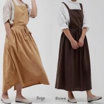エプロン 無地 おしゃれ ナチュラル コットン ルームウェア かわいい 人気 可愛い 売れ筋 婦人 