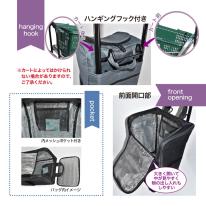 2025年3月28日再入荷♡ 新作 キャリーカート 保冷 保温 旅行カート 買い物カート 前開き 