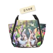 2025 新作 保冷 トート バッグ 保温 トートバッグ ランチバッグ アニマル柄 バルーンバッグ 