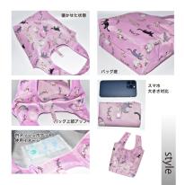 エコバッグ 可愛いバッグ 猫 ねこ ネコ パンダ ハリネズミ 買物バッグ ショッパーバッグ コンパク