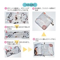 猫バッグ ショッピングバッグ ネコ 買い物バッグ コンパクト 収納 おしゃれ 人気 エコバッグ 便利