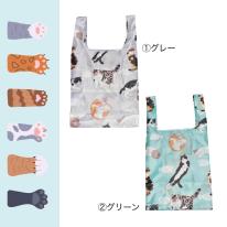 猫バッグ ショッピングバッグ ネコ 買い物バッグ コンパクト 収納 おしゃれ 人気 エコバッグ 便利