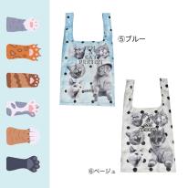 猫バッグ ショッピングバッグ ネコ 買い物バッグ コンパクト 収納 おしゃれ 人気 エコバッグ 便利