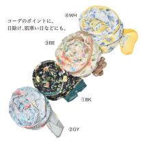 春夏 ストール UV 新作 花柄 プリーツ加工 冷房対策 日焼け防止 日差しよけ 軽い プリーツ加工