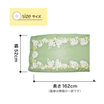 新作 ストール 花柄 冷房対策 日焼け 日差しよけ ワンポイント 軽い 薄手 幅52cm×長さ162