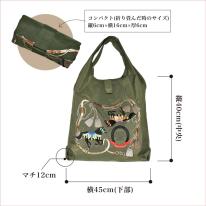 2025新作 折りたたみ 馬 刺繍 バッグ コンパクト 馬 トートバッグ たためる バッグ 上品 ナ