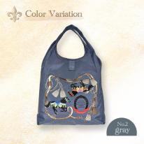 2025新作 折りたたみ 馬 刺繍 バッグ コンパクト 馬 トートバッグ たためる バッグ 上品 ナ