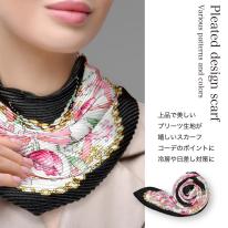 ストール 春夏 おしゃれ UV 新作 レディース 冷房対策 プリーツ オフィス用 UV対策 紫外線対