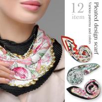 ストール 春夏 おしゃれ UV 新作 レディース 冷房対策 プリーツ オフィス用 UV対策 紫外線対