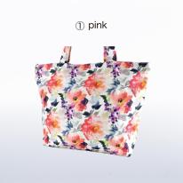 2025 新作 トートバッグ おしゃれ 折りたたみ 花柄 水彩画 レディース トート 舟形 帆布