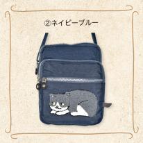 【定番】2025 新作 ショルダーバッグ 軽量 大容量 猫 ネコ ねこ ナイロン さがら サガラ