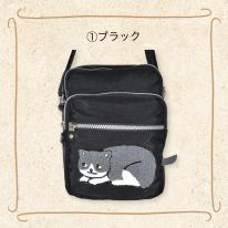 【定番】2025 新作 ショルダーバッグ 軽量 大容量 猫 ネコ ねこ ナイロン さがら サガラ