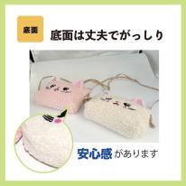 ショルダーバッグ レディース 大容量 ナイロン 斜め掛け ナイロン ミニ チェーン 猫 ネコ CAT