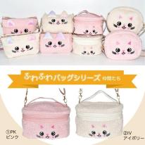 ショルダーバッグ レディース 猫 ナイロン 斜め掛け ナイロン ミニ ネコ ショルダー紐 