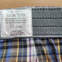 紳士　綿100％先染めトランクス　２枚組