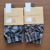 紳士　綿100％先染めトランクス　1枚フック仕様