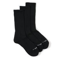 ANVIL 3P SOCKS クルーブラック （ANS050-59916）