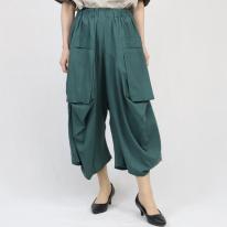 大人気定番　前2つポケ付きサルエルパンツ　ワイドパンツ