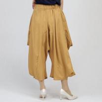 大人気定番　前2つポケ付きサルエルパンツ　ワイドパンツ