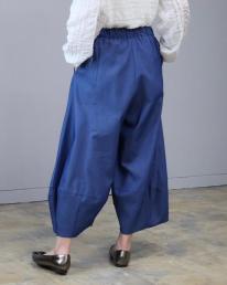 デニム　Dカン付きサルエルパンツ　ワイドパンツ
