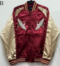 スカジャン　鶴B柄