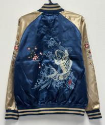 スカジャン　鯉柄