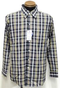 長袖平織シャツ