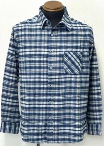 長袖ネルシャツ