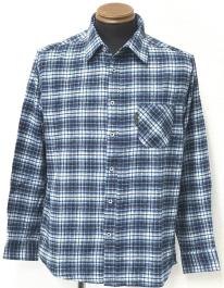 長袖ネルシャツ