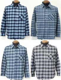 長袖ネルシャツ