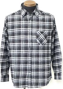 長袖ネルシャツ