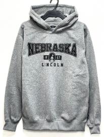 裏起毛プリントパーカー