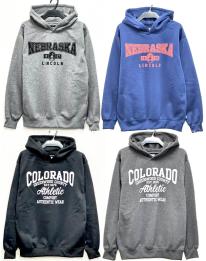 裏起毛プリントパーカー