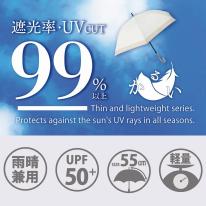 切り継ぎ雨晴兼用軽量長傘