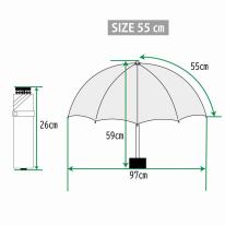 無地雨晴兼用軽量折傘