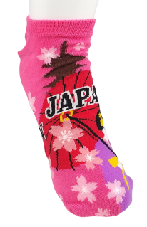 【お土産おもしろソックス】舞妓さんと桜