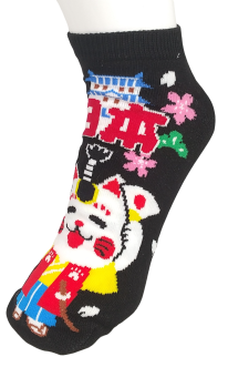 【お土産おもしろソックス】ねこ殿