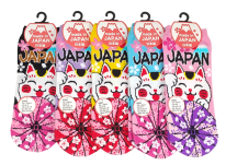 【お土産おもしろソックス】番傘に招き猫