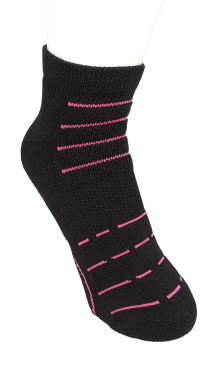 【フィットネススニーカー】　部分パイル　母趾球クッションサポート付き