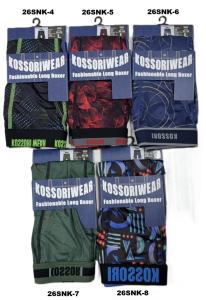 KOSSORI WEARロングボクサーブリーフ(ジャガードゴム)