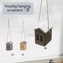 コティ・ハンギングオーナメント・Ｂ　グレー
