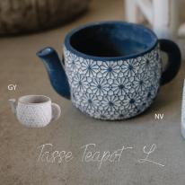 ティーポットモチーフのガーデンポット　タッス・ティーポット・Ｌ