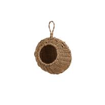 壁面装飾　ＰＰラタン素材のウォールポケット　　ラメア・ラウンドウォールポケット・Ｓ　