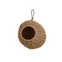 壁面装飾　ＰＰラタン素材のウォールポケット　　ラメア・ラウンドウォールポケット・Ｌ　