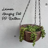 ＰＰラタン素材のハンギングバスケット　ラメア・ハンギングバスケット・ＰＰラタン　