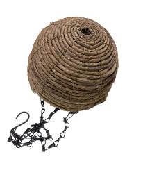 天然素材のハンギングバスケット　ラメア・ハンギングバスケット・バナナリーフ　