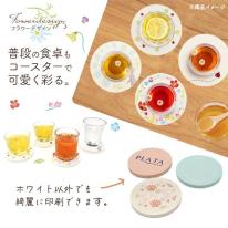 UV印刷でオリジナル商材を♪サークル型珪藻土コースター