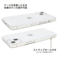 UV印刷や加工用に最適！　iPhone 13用ハードクリアケース フラットタイプ